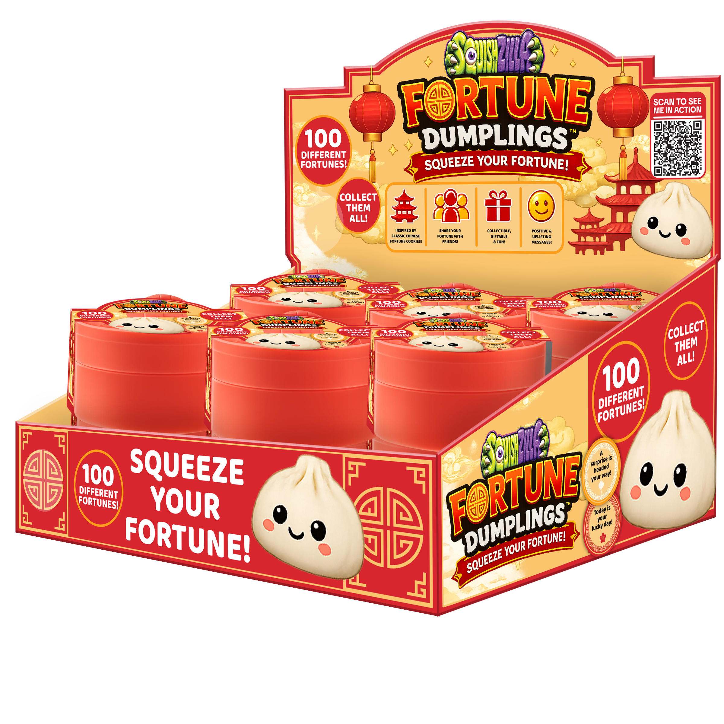 Fun Doh Mystery Fortune Cookie Squishy Dumpling